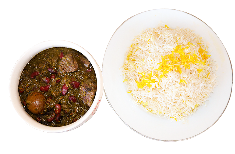 Ghorme-Sabzi-Rice